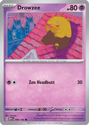 Drowzee 096  - Reverse Holofoil SV Scarlet & Violet 151 - Common