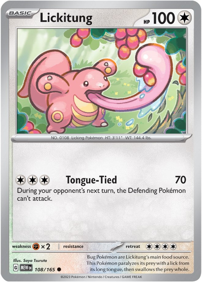 Lickitung [MEW - 108/165]