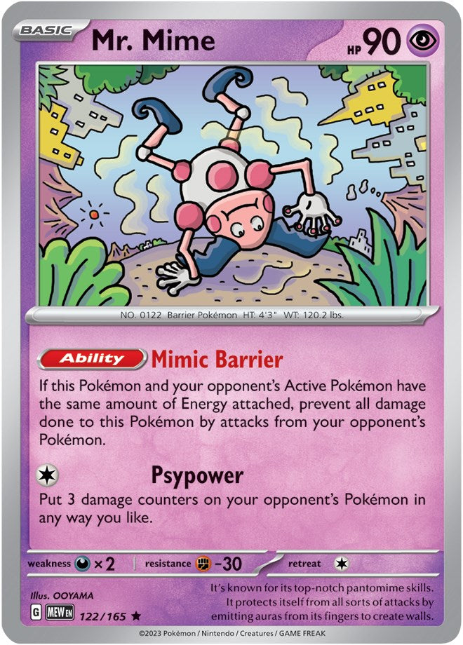 Mr Mime [MEW - 122/165]