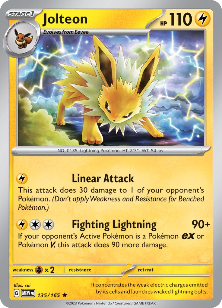 Jolteon [MEW - 135/165]