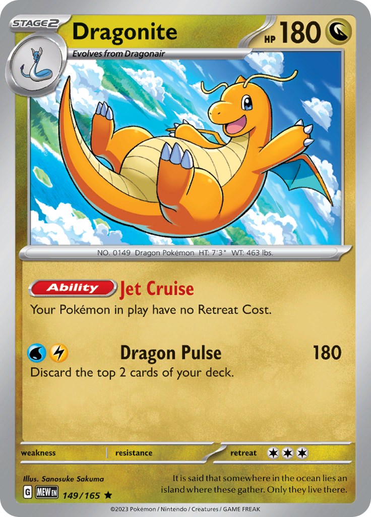 Dragonite [MEW - 149/165]