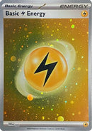 Basic Lightning Energy (Cosmos Holo) 004  - Holofoil SVE Scarlet & Violet Energies - Common
