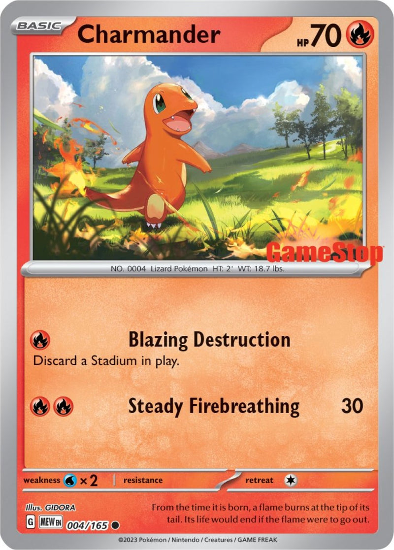 Charmander - 004/165 (GameStop Exclusive) [MCAP - 004/165]