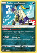Radiant Hisuian Sneasler 123  - Holofoil Prize Pack Series Cards - Radiant Rare