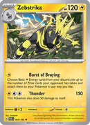 Zebstrika 063/182  - Reverse Holofoil SV04 Paradox Rift - Uncommon