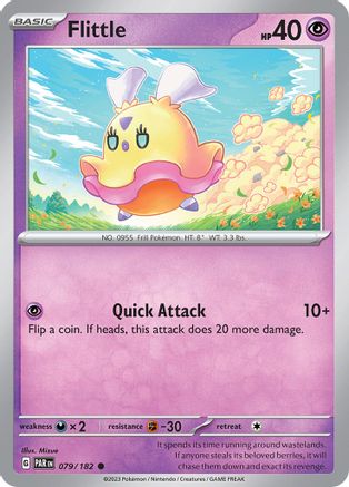 Flittle 079/182  - Reverse Holofoil SV04 Paradox Rift - Common