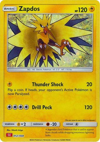 Zapdos [CL - 012/034]