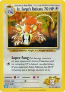 Lt. Surge's Raticate