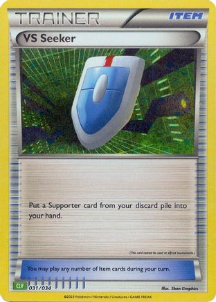 VS Seeker (CLV) 031/034  - Holofoil Trading Card Game Classic - Holo Rare