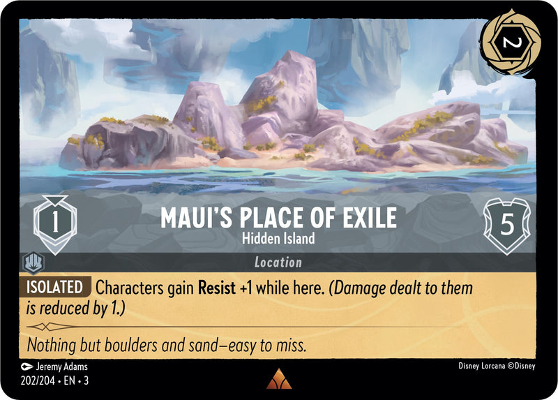 Maui's Place of Exile - Hidden Island [3 - 202/204]