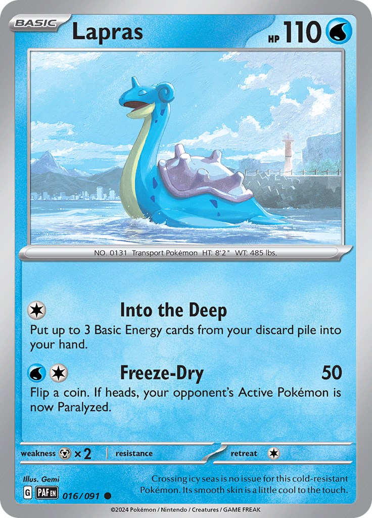 Lapras [PAF - 016/091]