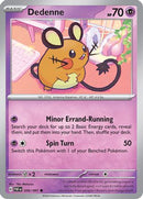 Dedenne 036/091  - Reverse Holofoil SV Paldean Fates - Common