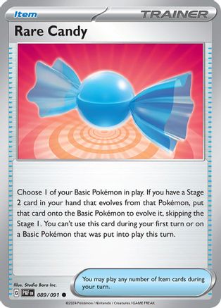 Rare Candy 089/091  SV Paldean Fates - Common