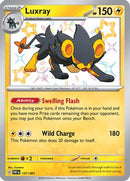 Luxray 137/091  - Holofoil SV Paldean Fates - Shiny Rare