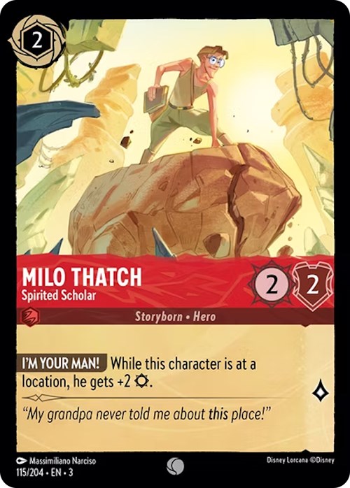Milo Thatch Spirited Scholar [3 - 115/204]