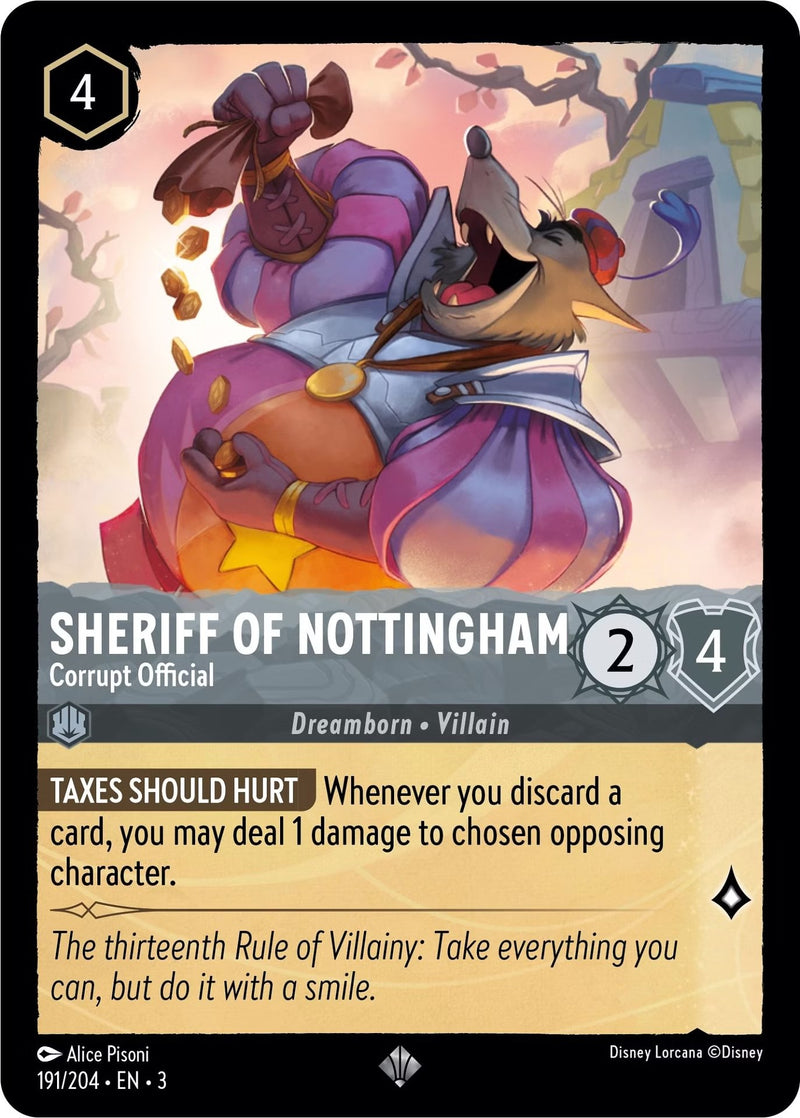 Sheriff of Nottingham Corrupt Official [3 - 191/204]