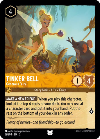 Tinker Bell - Generous Fairy [3 - 22/204]