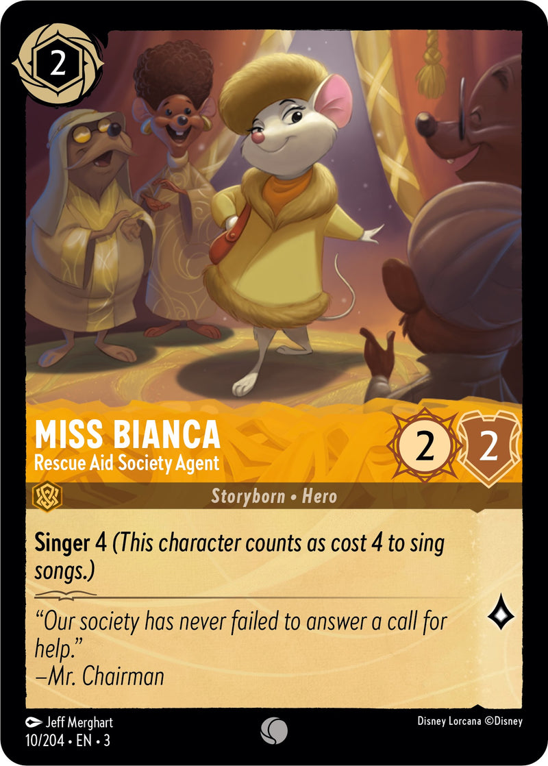 Miss Bianca Rescue Aid Society Agent [3 - 10/204]