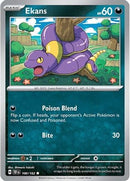 Ekans 100/162  - Reverse Holofoil SV05 Temporal Forces - Common