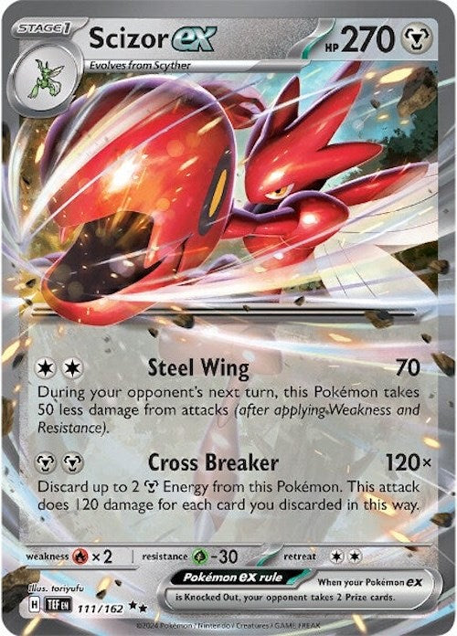 Scizor ex - 111/162 [TEF - 111]
