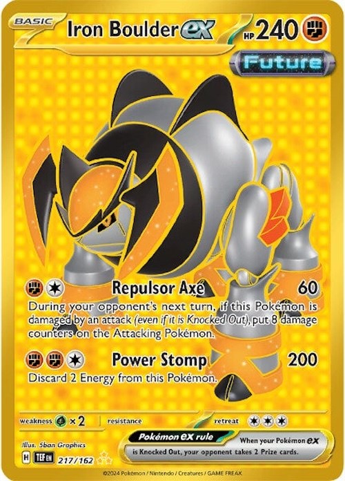 Iron Boulder ex - 217/162 [TEF - 217]