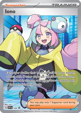 Iono 124  - Holofoil SV Scarlet & Violet Promo Cards - Promo