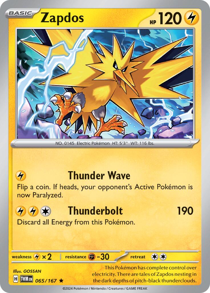 Zapdos [TWM - 065/167]