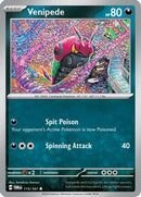 Venipede 115/167  - Reverse Holofoil SV06 Twilight Masquerade - Common