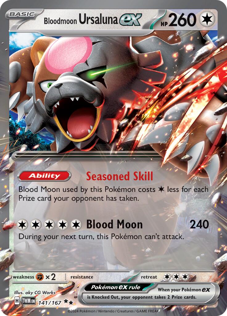 Bloodmoon Ursaluna ex - 141/167 [TWM - 141/167]