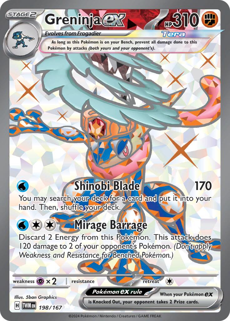 Greninja ex - 198/167 [TWM - 198]