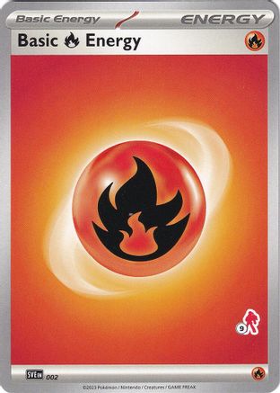 Basic Fire Energy - Armarouge 9 002  Battle Academy 2024 - Unconfirmed