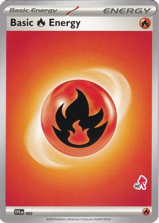 Basic Fire Energy - Armarouge 35 002  Battle Academy 2024 - Unconfirmed