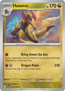 Haxorus 046/064  - Holofoil SV Shrouded Fable - Rare