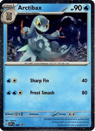 Arctibax 064  - Holofoil SV Scarlet & Violet Promo Cards - Promo