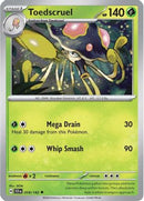 Toedscruel 018/142  - Reverse Holofoil SV07 Stellar Crown - Uncommon
