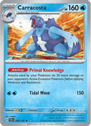 Carracosta 038/142  - Holofoil SV07 Stellar Crown - Rare