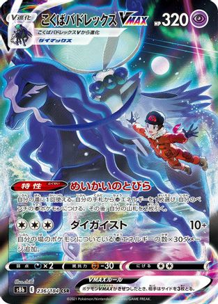 Shadow Rider Calyrex VMAX - 236/184 (236/184) - S8b VMAX Climax