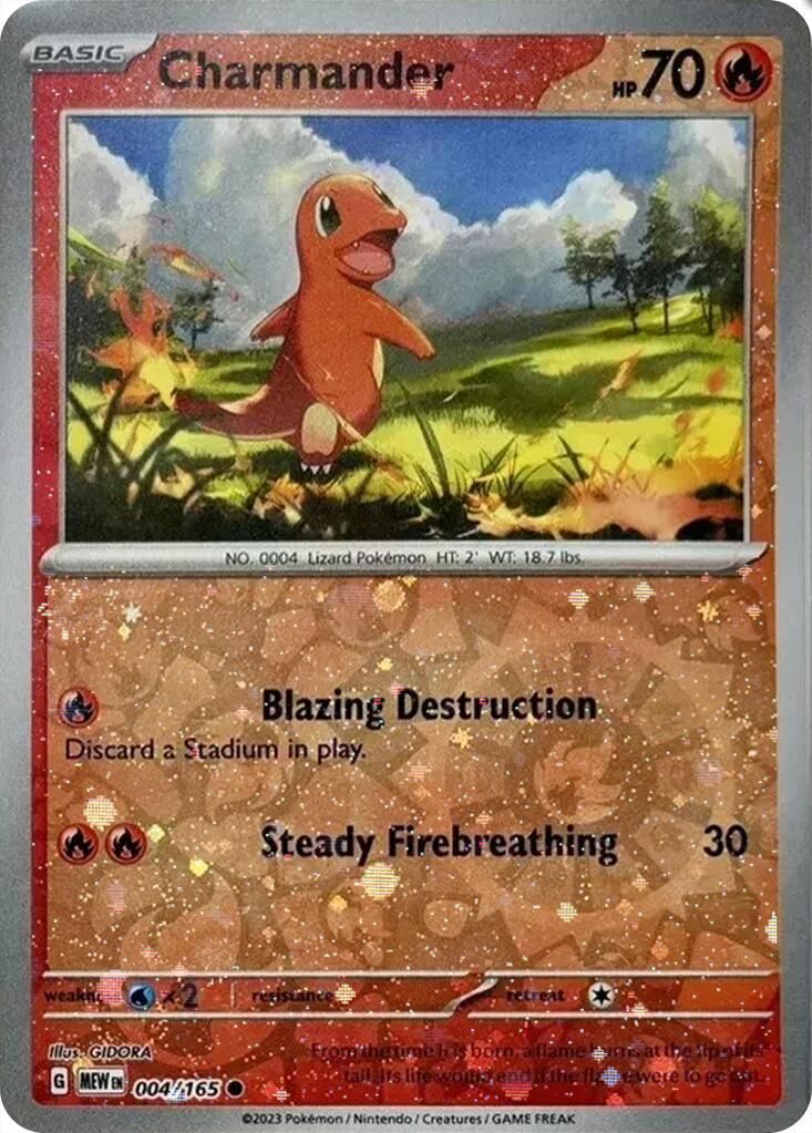 Charmander - 004/165 (Cosmos Holo) (Costco Exclusive) [MCAP - 004]