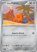 Alolan Diglett 122  SV08 Surging Sparks - Common