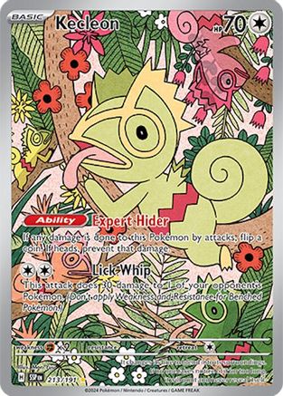 Kecleon 213/191  - Holofoil SV08 Surging Sparks - Illustration Rare