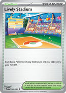 Lively Stadium 180/191  - Reverse Holofoil SV08 Surging Sparks - Uncommon