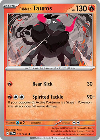Paldean Tauros [SV08 - 018/191]