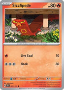 Sizzlipede 027/191  - Reverse Holofoil SV08 Surging Sparks - Common