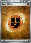 Basic Fighting Energy (Cracked Ice Holo) 014  - Holofoil SVE Scarlet & Violet Energies - Common