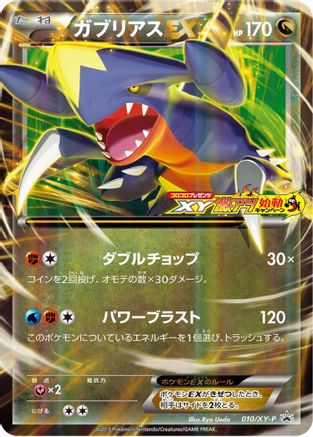Garchomp EX - 010/XY-P (010/XY-P) - XYP XY Promos