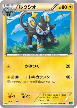 Luxio (028/080) - XY2 Wild Blaze