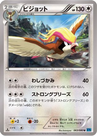 Pidgeot (063/080) - XY2 Wild Blaze
