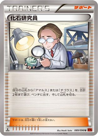 Fossil Researcher - 089/096 (089/096) - XY3 Rising Fist