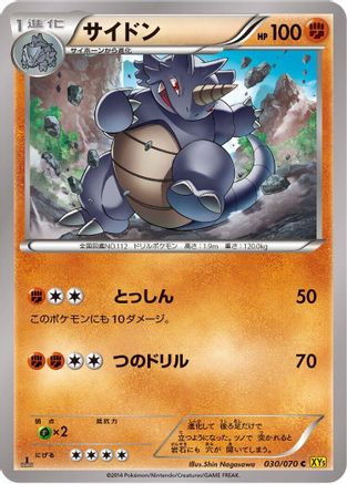 Rhydon - 030/070 (030/070) - XY5Bg Gaia Volcano