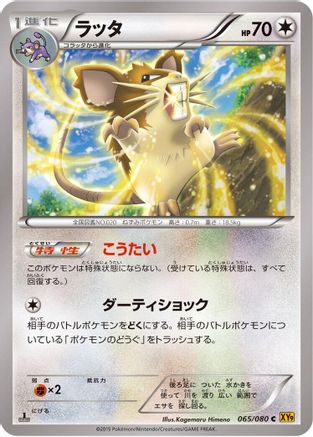 Raticate (065/080) - XY9 Rage of the Broken Heavens